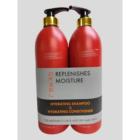 GKMBJ's Hydrating Shampoo contains active moisturizing molecules to help moisturize dry, porous hair after perm and colour.