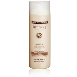 Live Clean exotic nectar - argan oil body wash 500ml - Hairlight Hair & Beauty
