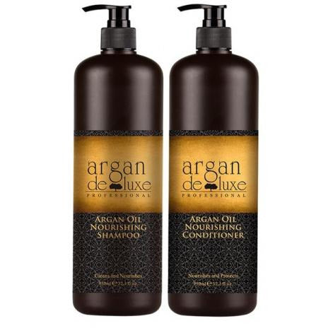 Argan De Luxe Nourishing Shampoo/Conditioner Duo 1lt - Hairlight Hair & Beauty