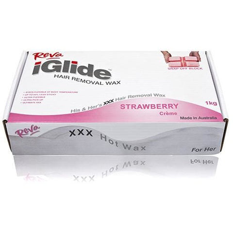 Reva iGlide Strawberry Australian Wax 1kg - Hairlight Hair & Beauty