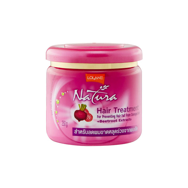Hair fall control treatment formulated with beetroot extract to revitalise and nourish compromised hair and scalp.