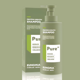 Experience the power of Eunomia Pure - Protein Keratin Shampoo, an all-in-one solution enriched with Natural &amp; Botanical Extracts.