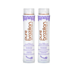 Pure Brazilian Silver Shampoo & Conditioner Duo Pack 400ml or 1Lt