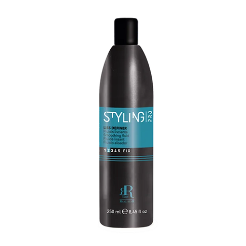 The RR Line Pro Styling Liss Definer is a professional styling product designed to aid, discipline, and smooth hair, leaving it soft, glossy, and frizz-fre