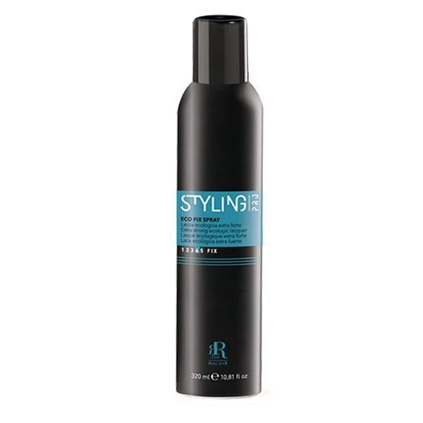 RR Line Pro Styling Eco Fix Spray 320mL – Extra Strong Hold Hair Spray with Shine, Heat Protection &amp; Easy Removal