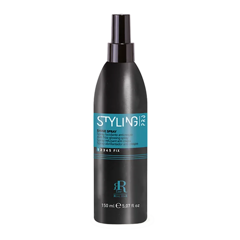 Achieve salon-quality shine with RR Line Pro Styling Shine Spray. This professional finishing spray enhances your hair's natural brilliance while preserving movement and softness.
