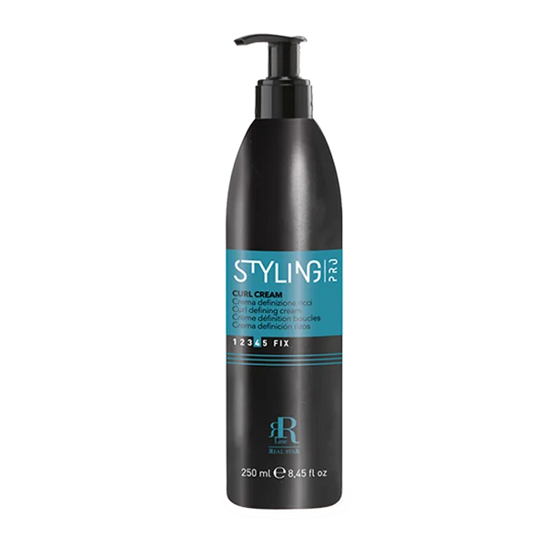 The RR Line Pro Styling Curl Cream is a professional curl-enhancing cream designed to define, shape, and strengthen natural waves and curls