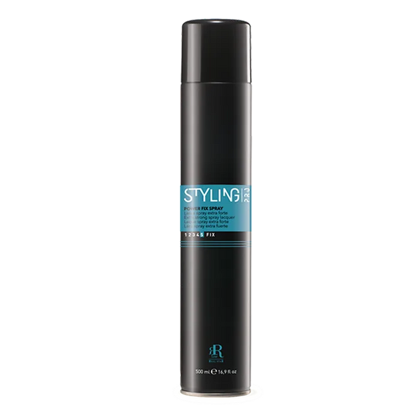 RR Real Pro Styling Power Fix Spray 500ml – Extra Strong Hold Hair Spray with Lightweight Control and Humidity Resistance