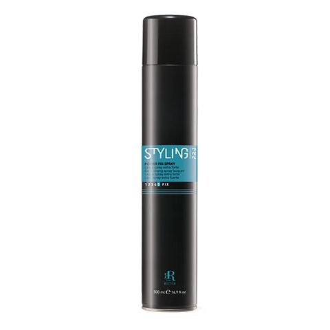 RR Real Pro Styling Power Fix Spray 500ml – Extra Strong Hold Hair Spray with Lightweight Control and Humidity Resistance