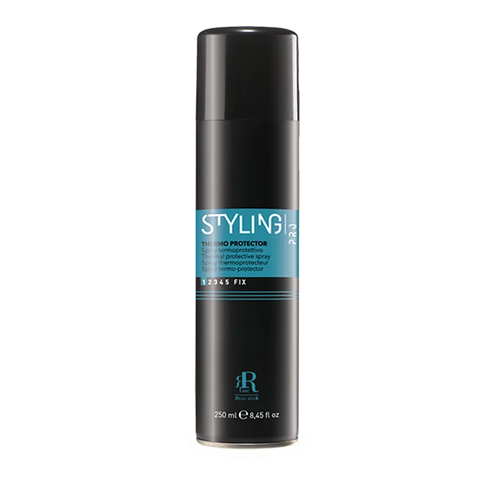 The RR Line Pro Styling Thermo Protector is a professional heat-protective spray engineered to safeguard hair from high temperatures while preserving softness, shine, and manageability.