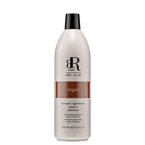 This Italian-formulated RR Line shampoo combines keratin and argan oil to repair damaged strands, enhance elasticity, and restore luxurious shine.