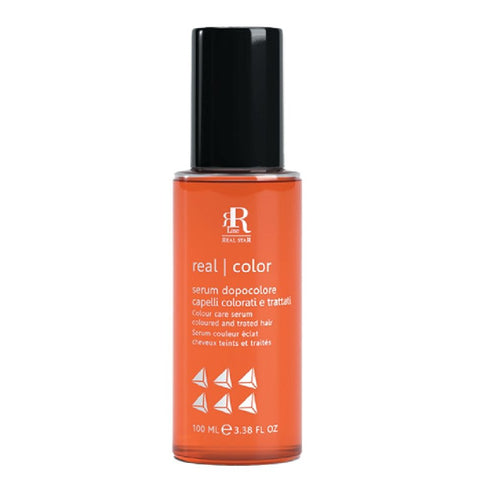 The Color Star after-color serum from;RR Line Real Star, enriched with Goji Berries, with its enhancing action protects color from fading, for extreme and long-lasting shine.
