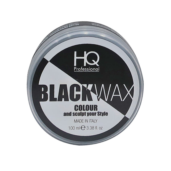 The HQ Professional Black Wax sculpts the hair for perfect styling while adding an intense touch of colour