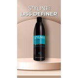 The RR Line Pro Styling Liss Definer is a professional styling product designed to aid, discipline, and smooth hair, leaving it soft, glossy, and frizz-fre