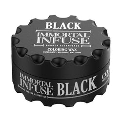 Infuse your hair with boldness and immortality using Immortal Infuse Black Colouring Wax