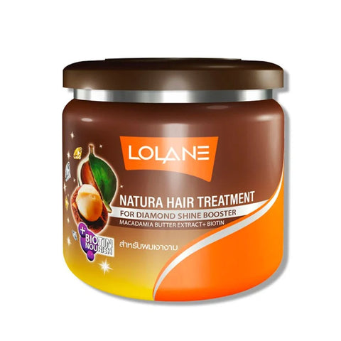 Lolane Natura Treatment with Macadamia for Nourishing & Diamond Shine Booster 250g - Hairlight Hair & Beauty