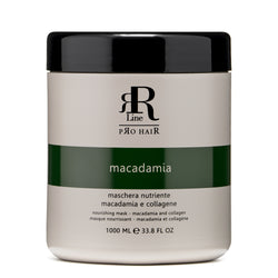 NOURISHING MASK MACADAMIA AND COLLAGEN. Ideal for treated, dull and lifeless hair, detangles and softens with an excellent anti frizz effect.