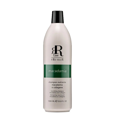 Luxurious macadamia and collagen shampoo specially formulated for treated, dull, and lifeless hair. This nourishing formula delivers intense moisturizing 