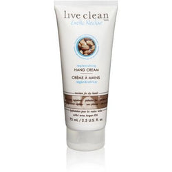 Live Clean exotic nectar - argan oil hand cream 75ml - Hairlight Hair & Beauty