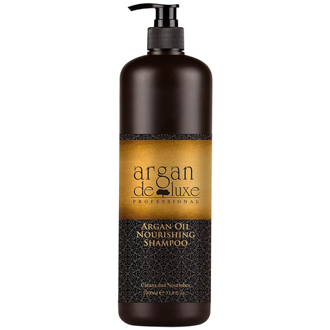 Argan Deluxe Professional Argan Oil Nourishing Shampoo,  1Lt - Hairlight Hair & Beauty