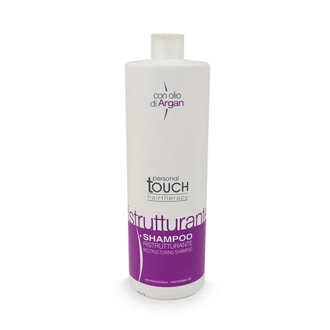 PERSONAL TOUCH HAIR THERAPY RESTRUCTURING-RESTORING SHAMPOO is ideal to gently wash damaged hair and deeply moisturize its stru