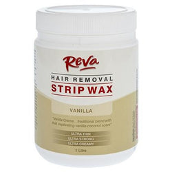 Reva Vanilla Strip Wax – Hair Removal Wax 1Lt - Hairlight Hair & Beauty