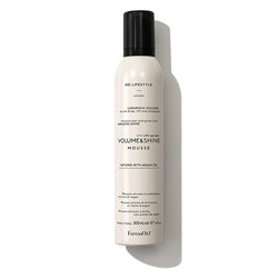 HD Vo9lume & Shine Mousse  Formulated to provide volume and hold while leaving hair soft and luminous