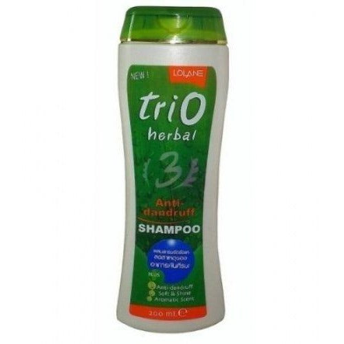 Lolane Trio Herbal Shampoo Anti Dandruff 200ml - Hairlight Hair & Beauty