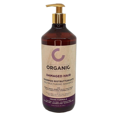 The Organic  restructuring shampoo has been designed for hair damaged by dyes and chemical treatments and for dry, brittle and dull hair.