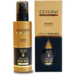  The unique hair care product Ceylinn Argan Therapy hair milk offers 10 real treatments in one step 